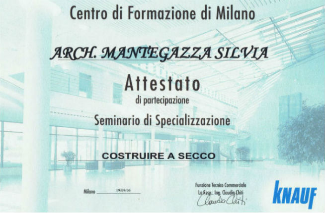 certificazione costruire a secco